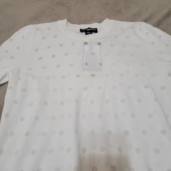 Karl Lagerfeld short sleeve sweater size small - Picture 5 of 12